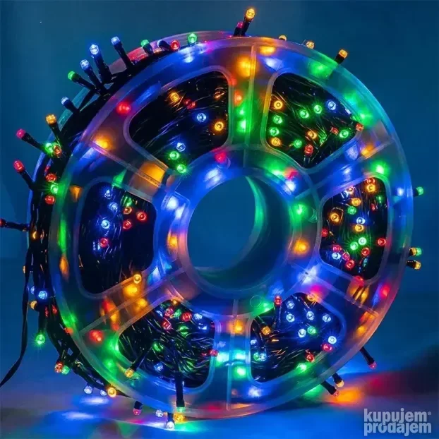 Süsleme Led Yanıp Sönen Işık 1000 Led 50 Metre Ip44 Rgb Dış Mekan 8 Kademeli Kumandalı Led Ek-04