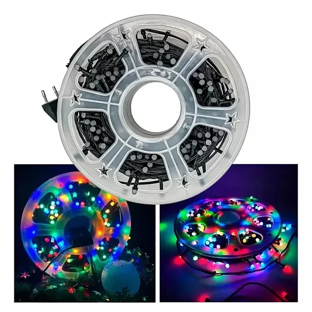 Süsleme Led Yanıp Sönen Işık 1000 Led 50 Metre Ip44 Rgb Dış Mekan 8 Kademeli Kumandalı Led Ek-04