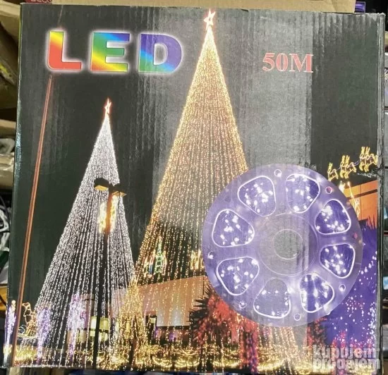 Süsleme Led Yanıp Sönen Işık 1000 Led 50 Metre Ip44 Rgb Dış Mekan 8 Kademeli Kumandalı Led Ek-04