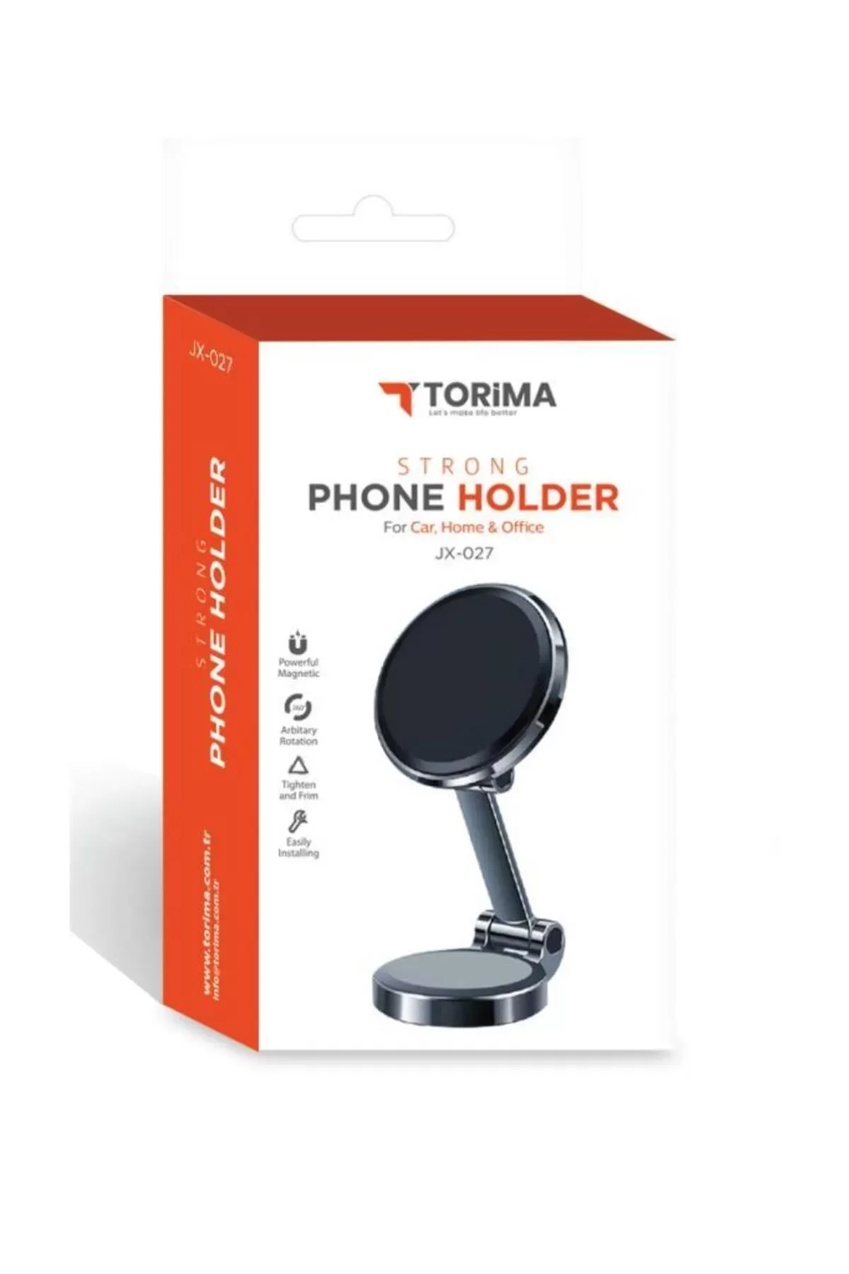 Egonex Torima Ayarlanabilir, Portatif Telefon Tutucu, Masaüstü Telefon Standı, Siyah JX-027