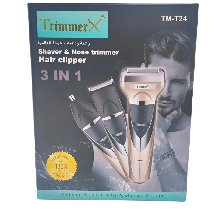 Trimmerx 3 Başlıklı Saç Sakal Tıraş Makinesi Profesyonellerin Tercihi