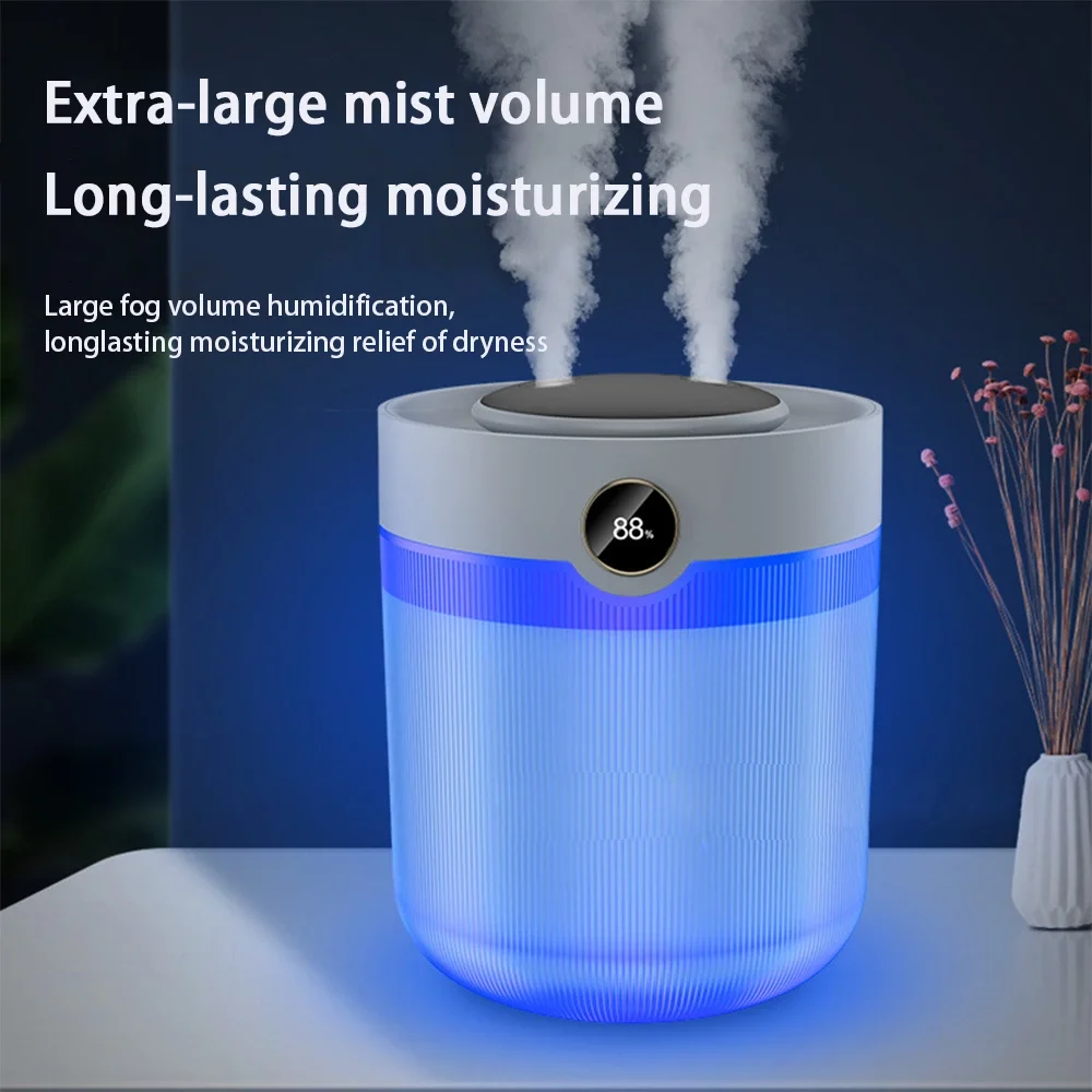 Ultrasonik Oda Hava Nemlendirici Çift Sprey Aromatherapy Ev Ofis Humudifier Rgb Işıklı 2lt Ultrasonik Oda Hava Nemlendirici Çift Sprey Aromatherapy Ev Ofis Humudifier Rgb Işıklı 2lt