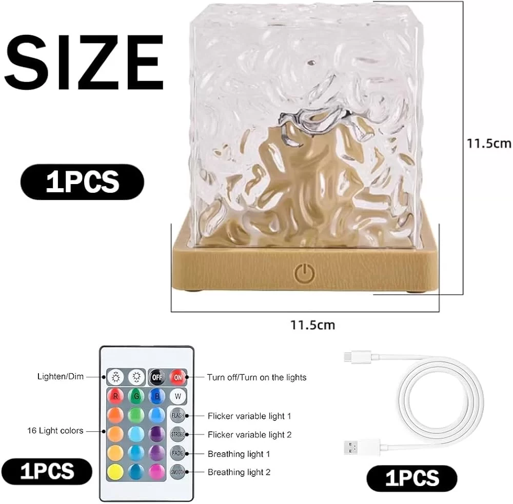 USB Dinamik Su Desenli Işık Dynamic Water Pattern Light