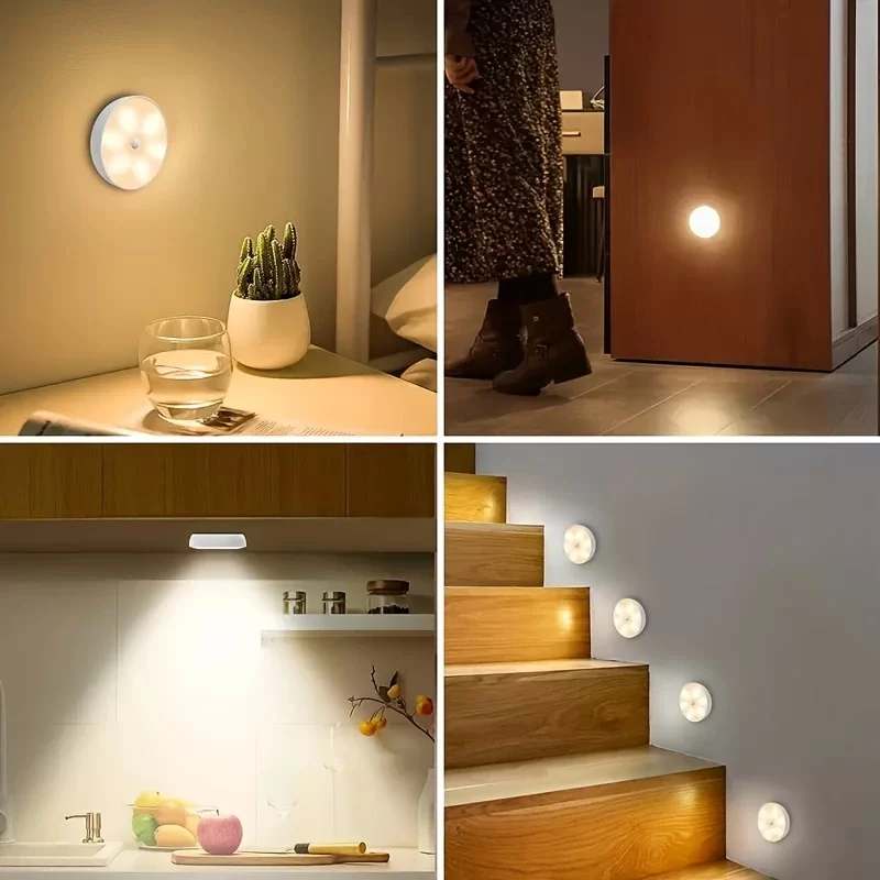 Uzaktan Kumandalı Yapışkanlı 3lü Led Spot Lamba