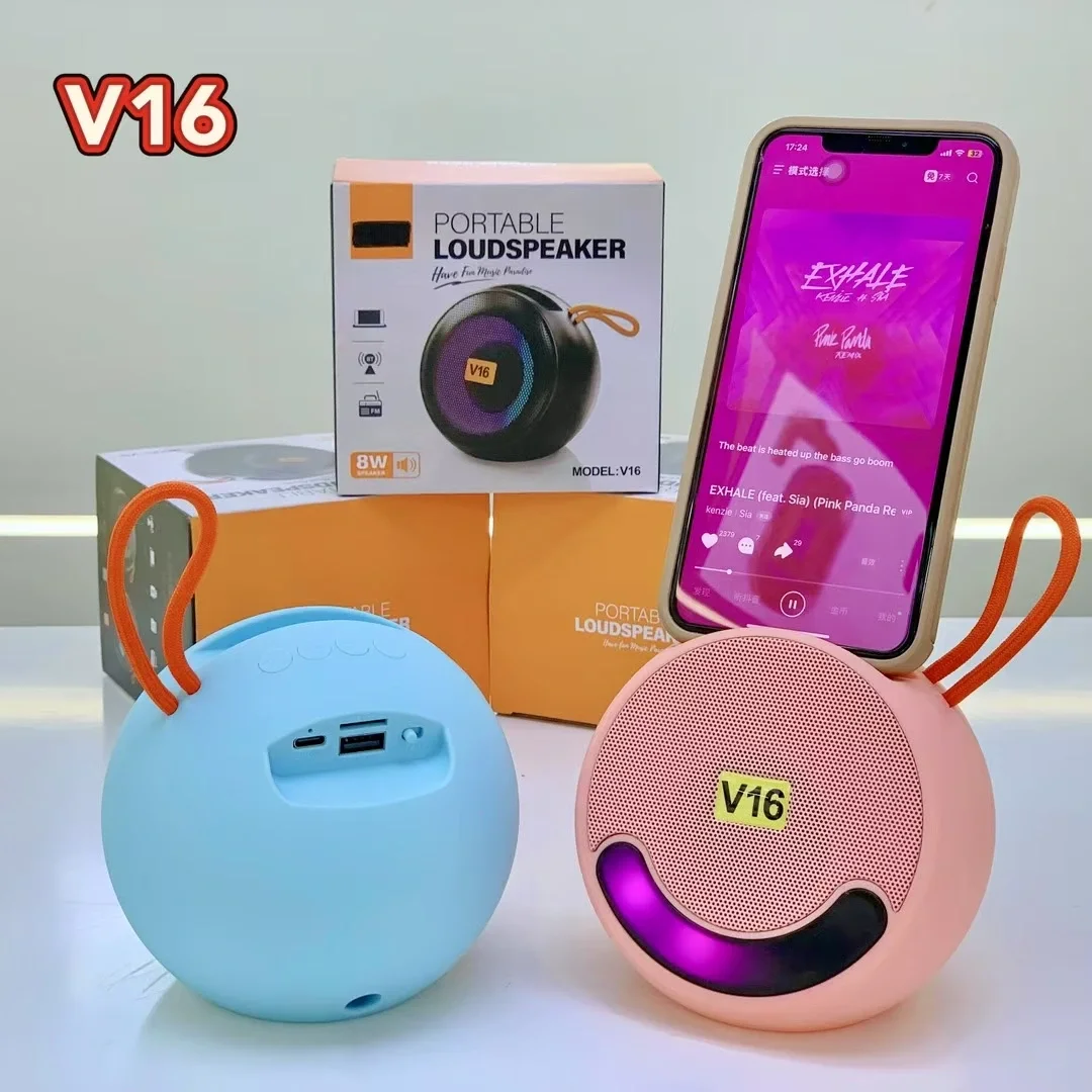 V16 Çok Satan Süper Bas Taşınabilir Kablosuz BT Hoparlörler