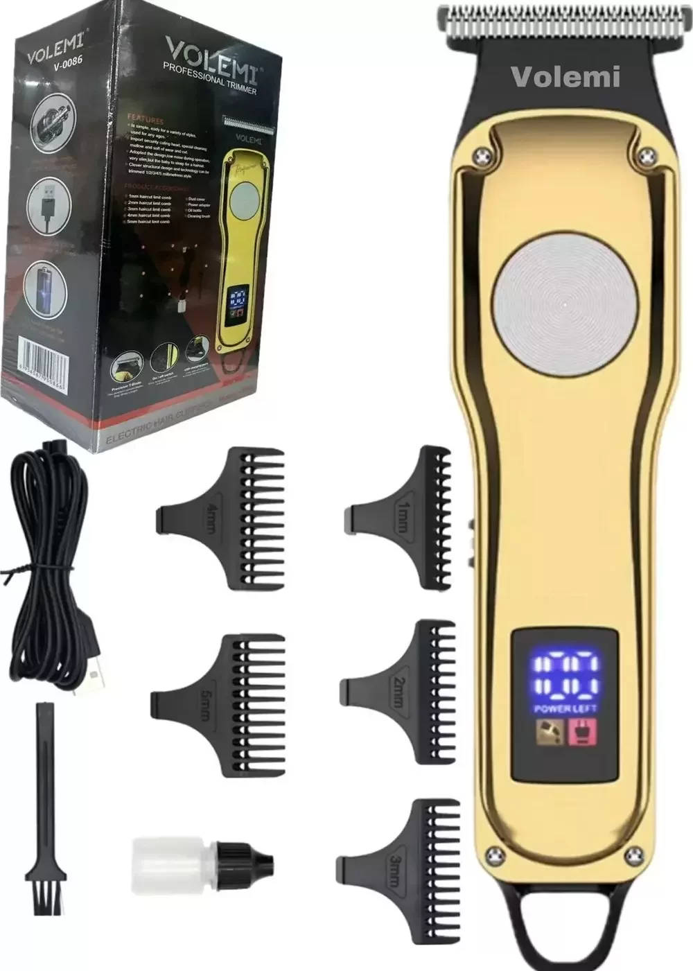 Volemi V-0086 Sakal Ense Lazer Öncesi Tüm Vücut Tüy Kısaltma Tıraş Makinesi