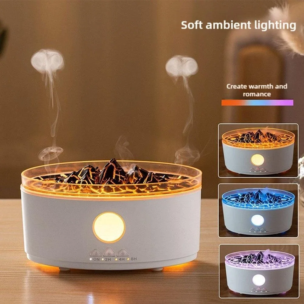 Volkan Alev Tasarımlı Hava Nemlendirici Ve Aromaterapi V-62