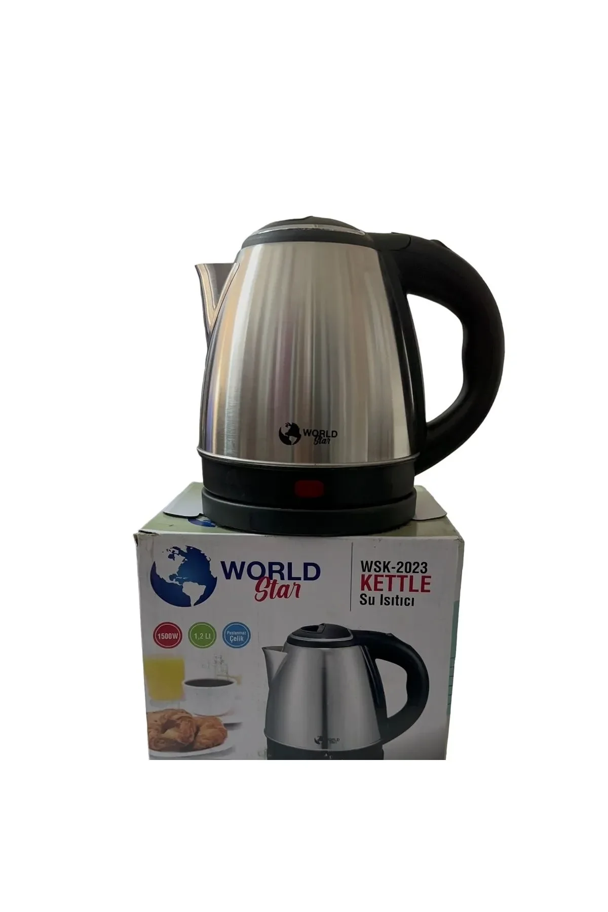 World Star Ev Ve Otel Tipi Kablosuz Su Isıtıcı 1,2 Litre