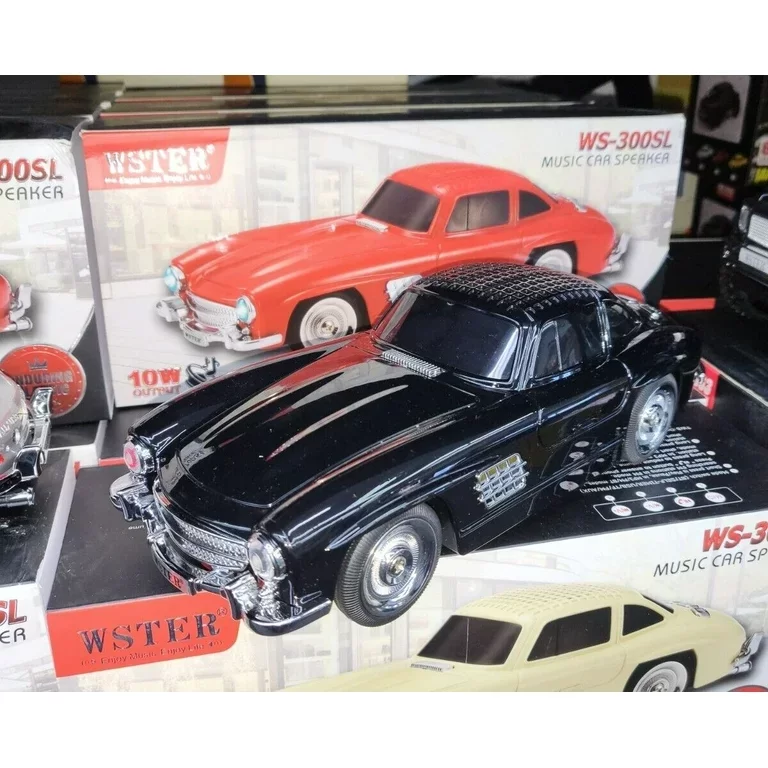 WS-300SL Klasik Benz Model 10W Bluetooth Hoparlör Fm Radyo USB