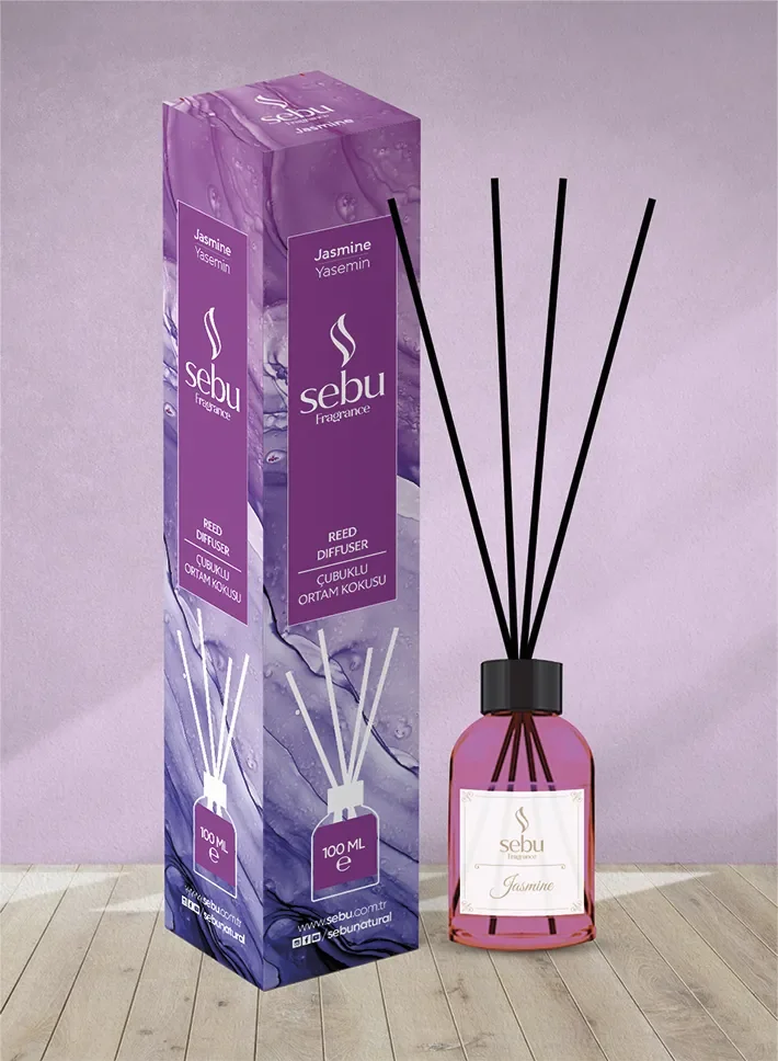 Yasemin Ortam Kokusu Bambu Çubuklu Sebu 100 Ml