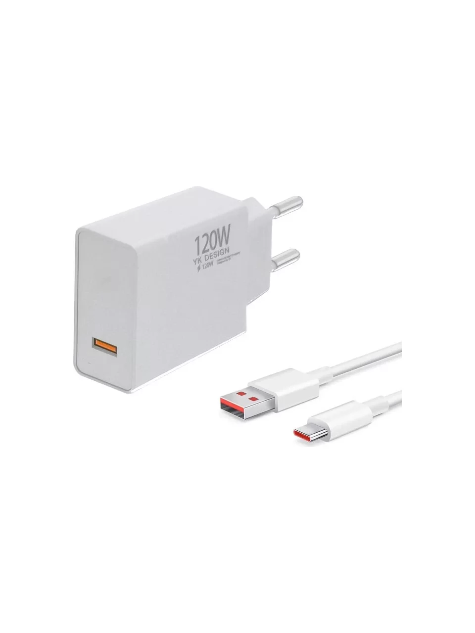 YK Design 120W Süper Hızlı Şarj Cihazı - USB Type-C