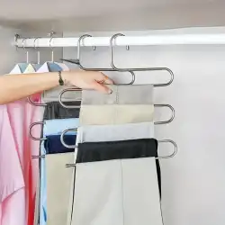 5 Katlı Pantolon Eşarp Askısı Metal Egonex