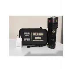 Wıson Wison Ws-550 30w 3000 Lümen Zoomlu Profosyonel El Feneri