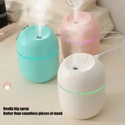 Mini Usb Şarjlı & Işıklı Hava Nemlendirici & Buhar Makine & Koku Giderici