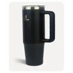 Penguin Termos Pipetli Termos Bardak 900 Ml Paslanmaz Çelik Siyah