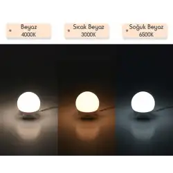 Ayna Üstü Led Makyaj Aydınlatma Işığı Parlaklık Ayarlı 4lü