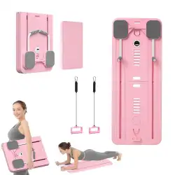 Evde Spor için Pilates ve Egzersiz Aleti – Core, Kalça, Karın, Bel ve Kol Antrenmanına Uygun Çok Amaçlı Tahta