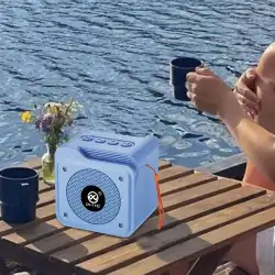 Kablosuz Bluetooth Hoparlörler - USB Kart Yuvalı Taşınabilir Mini El Tipi