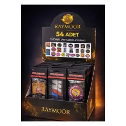 RAYMOOR Araç kokusu Trend Görseller Tasarımlı Araç Kokusu Standı 54 Adet