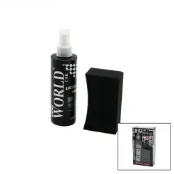 Egonex Shıne World Car ( Lastik & Tampon ) Parlatıcı Sprey Seti ( Plastik Şişe ) ( 250ml ± %10 ) ( Parlatma Süngeri )*24