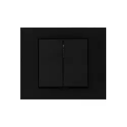 Egonex Atom ( Siyah ) Komitatörlü 2li Anahtar Priz*12x10