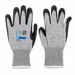Egonex Egebant G-331734 ( Zebra ) ( No 9 ) ( Medium ) ( Kesilme Dirençli ) Nitril İşçi Eldiven ( Bandı )*10x6