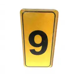 Egonex Kapı Numarası No-9 Silikonlu Yapışkanlı*10x20