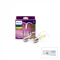 Egonex Phılıps Code-777739 00 (2 Pcs) (7w=60w & E27) (gold Color) (led Filament & Rustik Ampul) Lamba (806 Lumen) ( Cam Gövde )*6=k