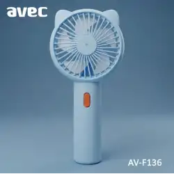 Egonex USB Şarjlı Mini El Fanı Mavi AV-F136