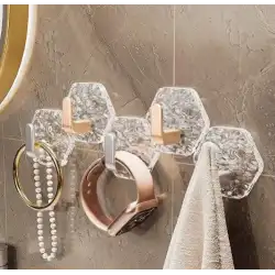 Lüks 5’li Duvar Askısı Banyo Mutfak İçin Havlu  Askılık