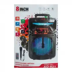 Platoon PL-4680 Bluetooth/Sd/Usb Girişli 8Kumandalı Işıklı Müzik Kutusu