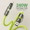 240w 4ü 1 Arada Hızlı Şarj Kablosu