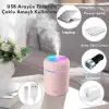 Dempower Dp-315b Usb Colorful (klasik) (300ml) (h2o) (mini) (usb Şarj& Işıklı) Hava Nemlendirici &buhar Makine &koku Giderici*100
