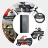 Hava Pompası & Powerbank | 150 Psı Ultra Basınç, Led Işıklı, Lcd Ekranlı, 4000mah Taşınabilir Şarjlı Kompresör