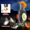 Wison Ws-5050 Çok Fonksiyonlu Tornavida Düdük Şişe Açacağı Ateş Yakıcı Mıknatıslı Type-c Şarjlı Anahtarlık Fener