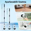 Egonex 9u 1 Arada Çok Amaçlı Kablosuz Şarjlı Temizlik Fırçası IP67 Yıkanabilir Başlık