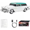 Retro Klasik Araba Bluetooth Hoparlör Kablosuz HD Ses FM Radyo YG-1955
