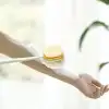 Egonex Çift Taraflı Banyo Duş Vücut Fırçası Yumuşak Uzun Saplı Sırt Kese Masaj Fırçası