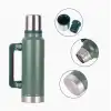 2 litre Kapasiteli Klasik Yeşil Termos