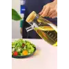 Bambu Kapaklı Cam Yağdanlık