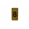 Egonex Kapı Numarası No-8 Silikonlu Yapışkanlı*10x20