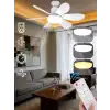 Fan Vantilatör Aydınlatma Kumandalı 6 Kanatlı