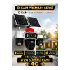 O-Kam OK337B Premium 12MP 4 Kameralı 4g Çift Solar Panel Aov