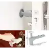 Silikon Duvar Koruyucu Kapı Stoperi GRİ