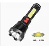 Usb Glare Charging Flashlight El Feneri Zj-05
