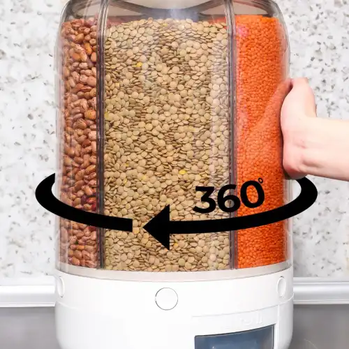Alitech Kuru Gıda Ve Bakliyat 6lı Erzak Saklama Kabı 10 Kg