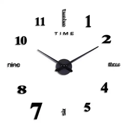 3d Wall Dıy Clock Yeni Nesil 3d Duvar Saati