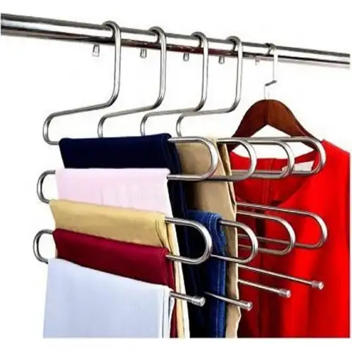 5 Katlı Pantolon Eşarp Askısı Metal Egonex