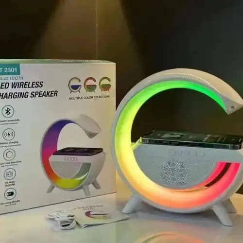 Egonex Kablosuz, Usb Bağlantılı, Ekstra Uzun Pil Ömürlü, 7 Renk Seçenekli Ambiyans Işığı,telefon Şarj Standı Bt2301