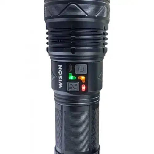 Wıson 980 Profesyonel Zoomlu El Feneri | 60w – 7000 Lümen – 13.200 Mah – Type‑c – Metal Gövde